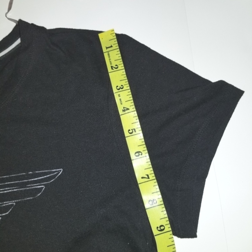Ardene| Black Short Sleeve Shirt with Mesh - Picture 7 of 9